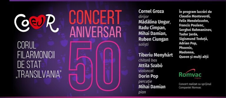 25.11 Concert aniversar Corul Filarmonicii de Stat „Transilvania” – 50 de ani