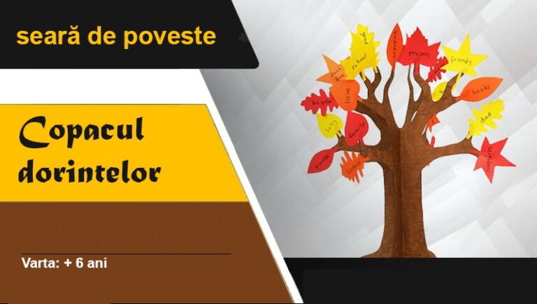 25.11 Seara de poveste: Copacul dorințelor