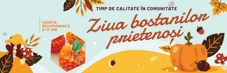 11.11 Eveniment pentru copii: Ziua bostanilor prietenoși