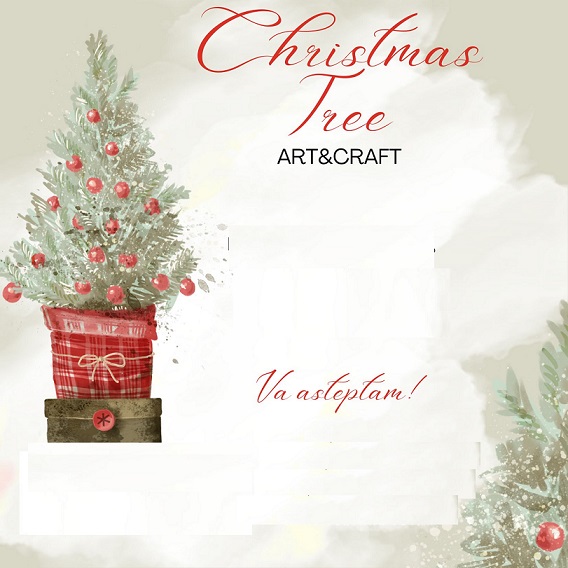 18.12 Eveniment pentru copii: Christmas tree art&craft