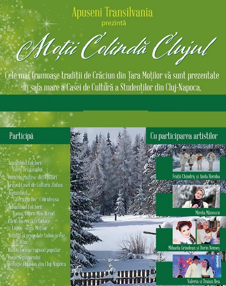 7.12 Spectacol: Moții colindă Clujul