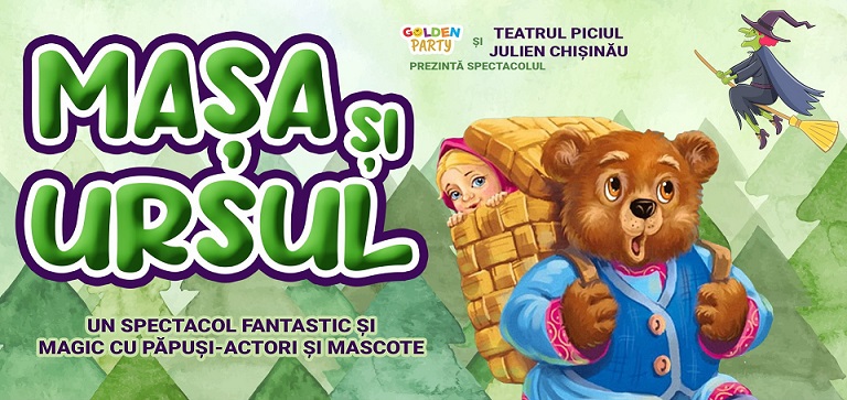 11.02 Eveniment pentru copii: Mașa și Ursul