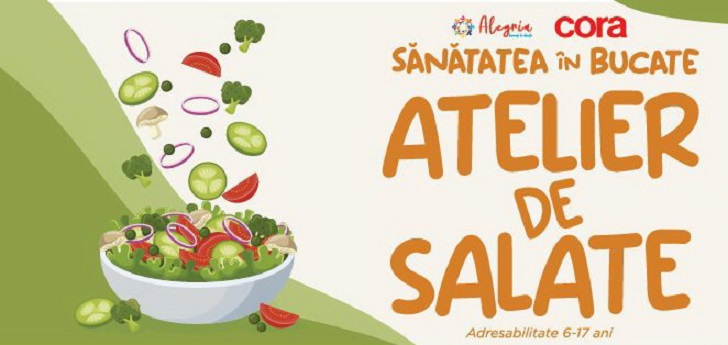24.03 Eveniment pentru copii: Atelier de salate