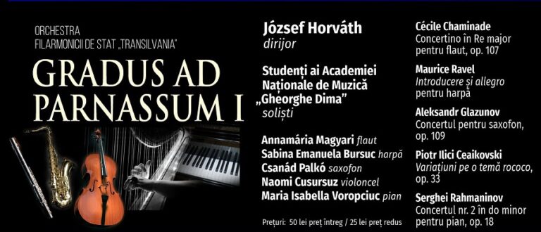 30.03 Concert: Gradus ad Parnassum I – dirijor József Horváth