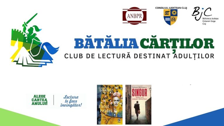 25.04 Club de lectură destinat adulților: Bătălia Cărților