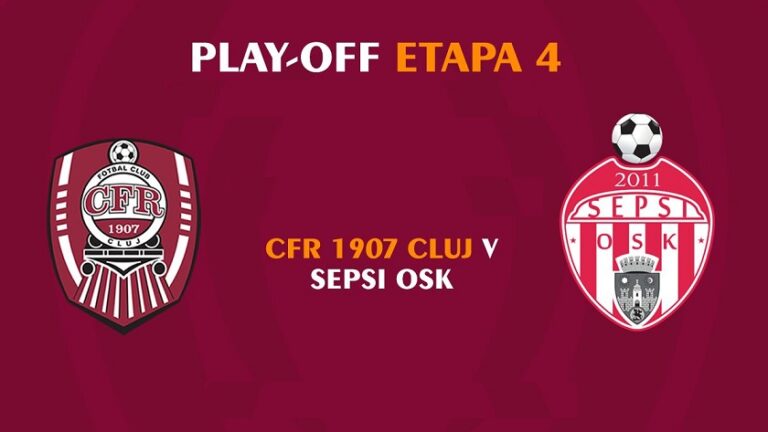 15.04 Eveniment sportiv: CFR Cluj – Sepsi OSK