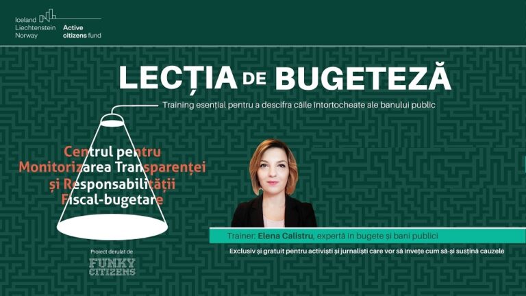 6-8.04 Training: Cum luăm urma banilor publici?