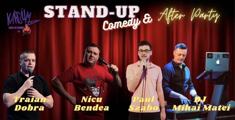 7.04 Stand-up comedy show: Nicu Bendea
