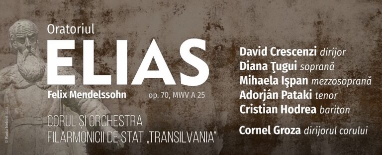 21.04 Concert simfonic: Oratoriul Elias – dirijor David Crescenzi