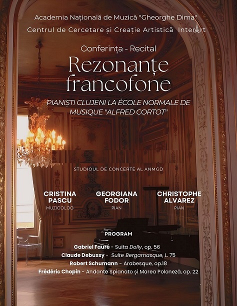 18.04 Conferința-recital: Rezonanțe francofone