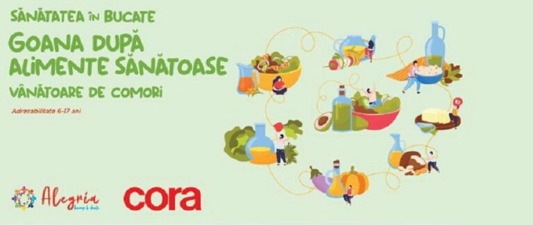 30.05 Eveniment pentru copii: Goana după alimente sănătoase