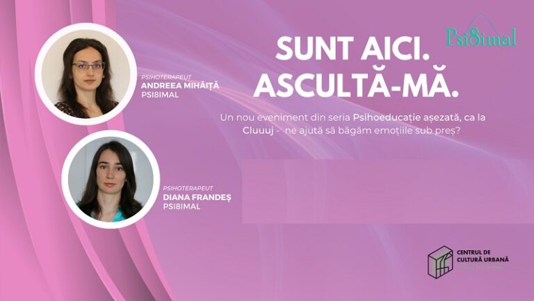 28.05 Aelier: Sunt aici. Ascultă-mă