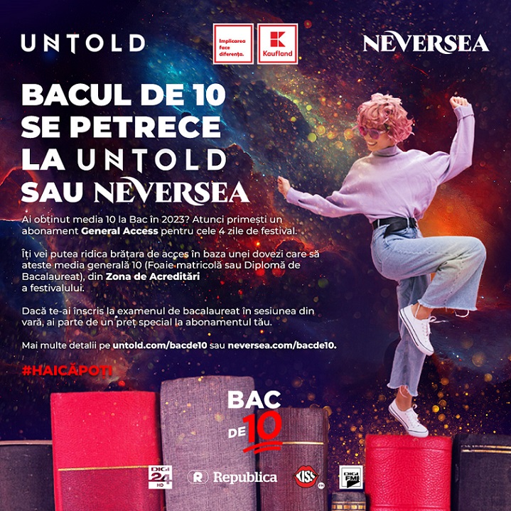 Elevii de 10 ai României primesc intrare gratuită la festival