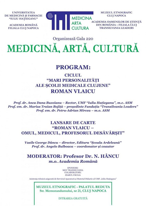 28.06 Gala 220: Medicină, Artă, Cultură