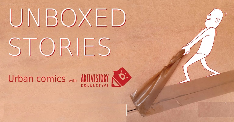 16.06-2.07 Expoziție: Unboxed Stories. Urban Comics with ArtiViStory Collective