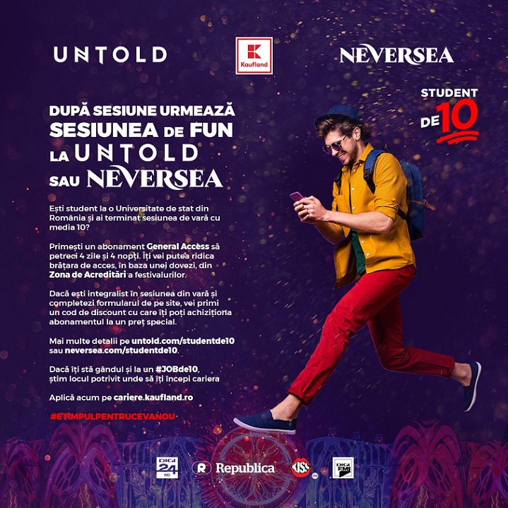 Se lanseaza campania “Student de 10”