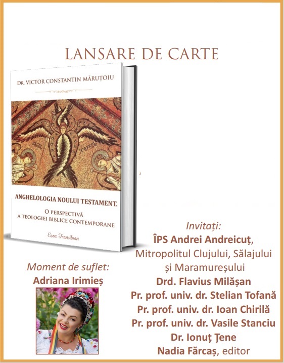 18.07 Lansare de carte: Anghelologia Noului Testament