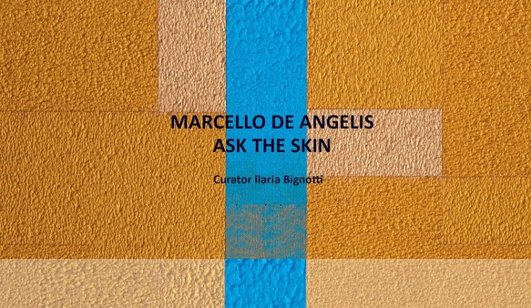 12.07 Expoziţie: Marcello de Angelis. Ask the skin