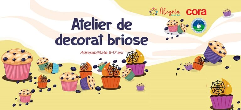 20.10 Eveniment pentru copii: Atelier de decorat brioșe