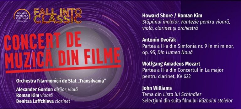 20.10 Toamna muzicală clujeană: Concert de muzică din filme