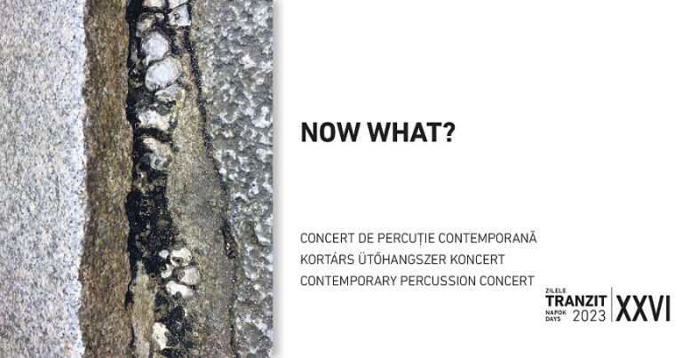 25.10 Concert de percuție contemporană: Now what?