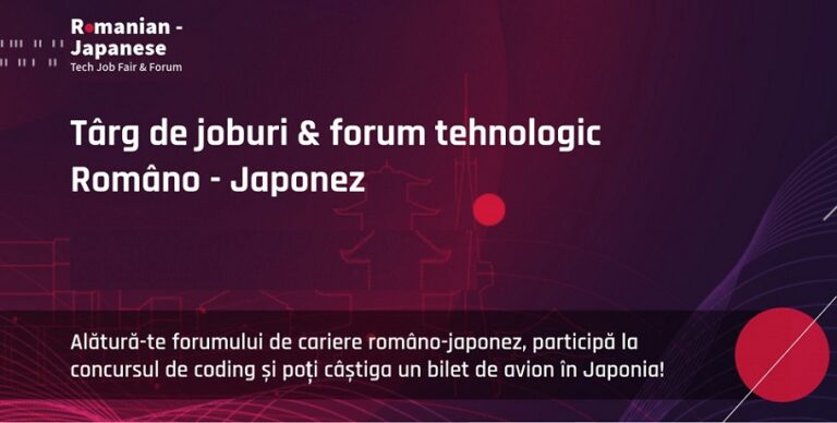 18.10 Târg de joburi și forum tehnologic româno-japonez
