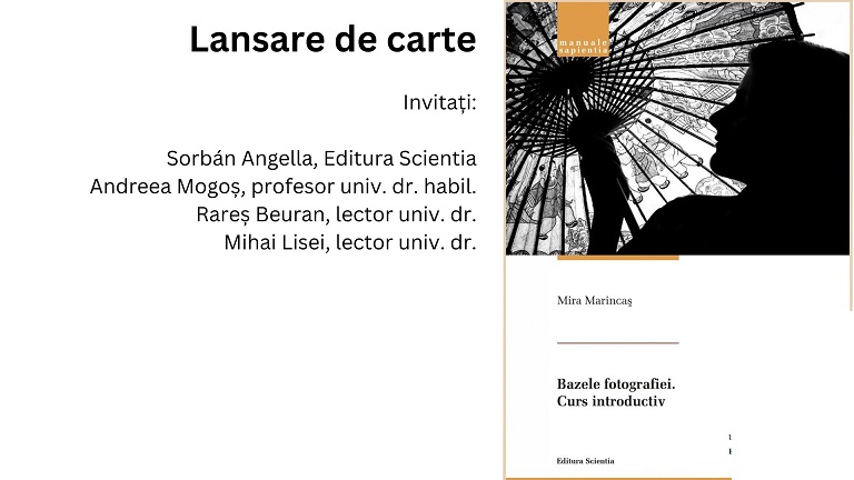 16.11 Lansare de carte: Bazele fotografiei
