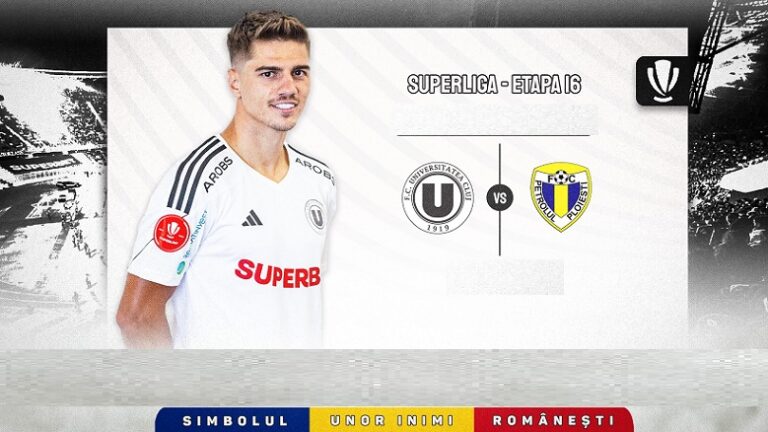 11.11 Eveniment sportiv: FC Universitatea Cluj – FC Petrolul Ploiesti