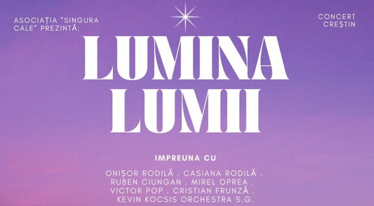 29.11 Concert creștin: Lumina Lumii