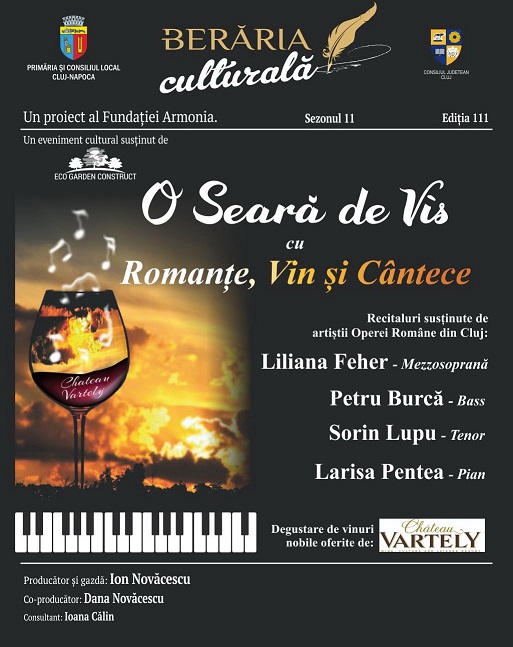 22.11 Recital: Romanțe, Vin și Cântece Românești