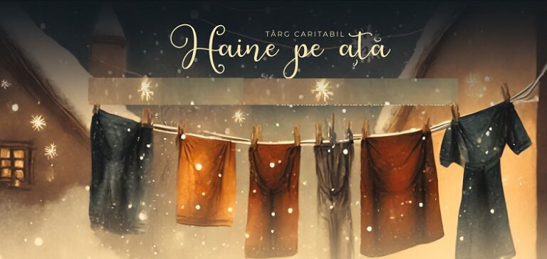 20.12 Târg caritabil: Haine pe ață