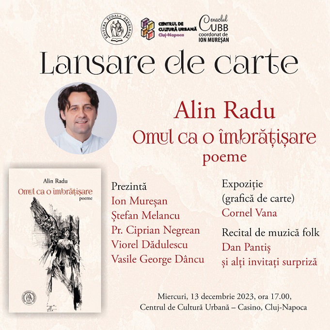 13.12 Lansare de carte: Omul ca o imbratisare