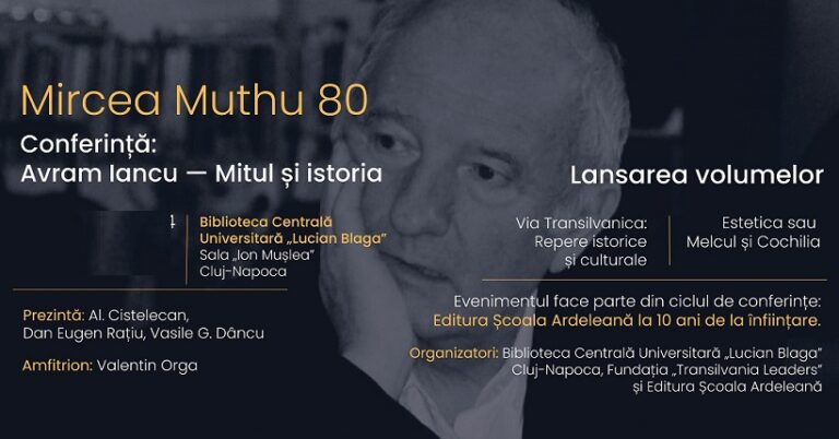 25.01 Conferința: Avram Iancu – Mitul și istoria