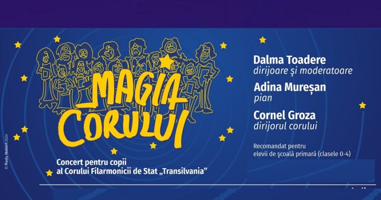 23.01 Concert pentru copii: Magia corului