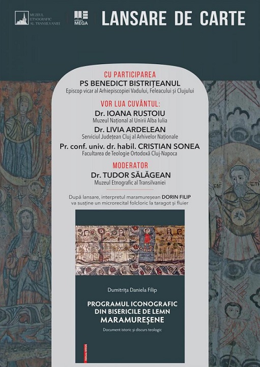18.01 Lansare de carte: Programul iconografic de bisericile de lemn maramureșene: document istoric și discurs teologic