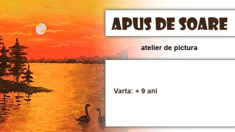 10.02 Atelier de pictura: Apus de soare