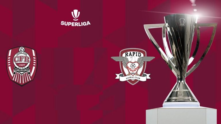 10.02 Eveniment sportiv: CFR 1907 Cluj – Rapid Bucuresti