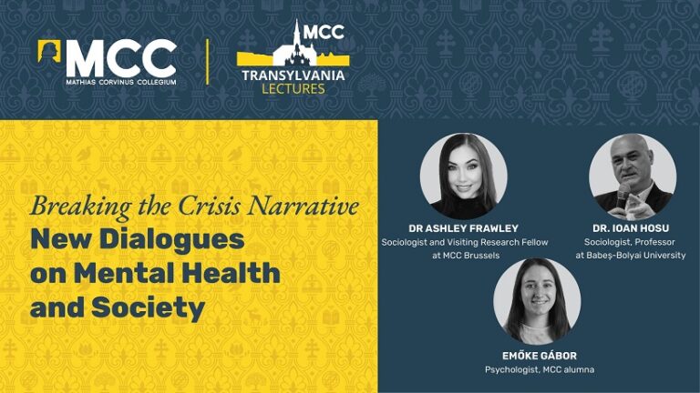 20.02 Seminar: Transylvania Lectures: Sănătatea mintală, societatea și rolul comunicării