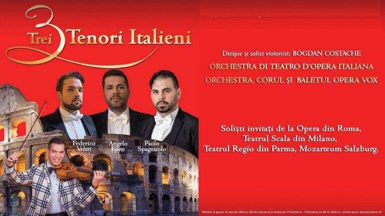 8.03 Spectacol: 3 Tenori Italieni