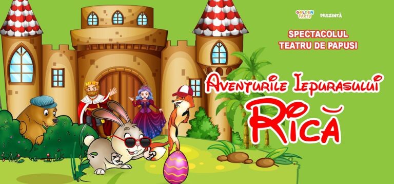 27.04 Teatru de păpuși pentru copii: Aventurile Iepurașului Rică