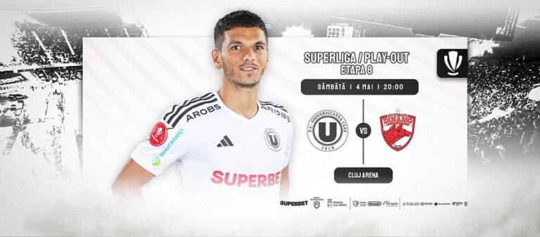 4.05 Eveniment sportiv: FC Universitatea Cluj – Dinamo Bucuresti