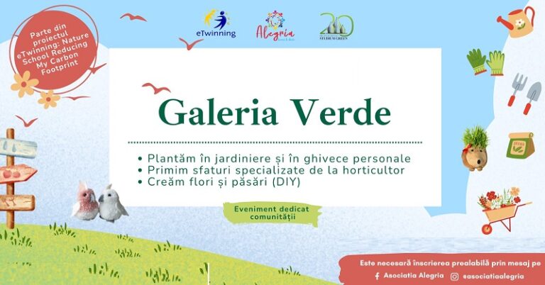 12.04 Atelier de plantat și decorat: Galeria Verde