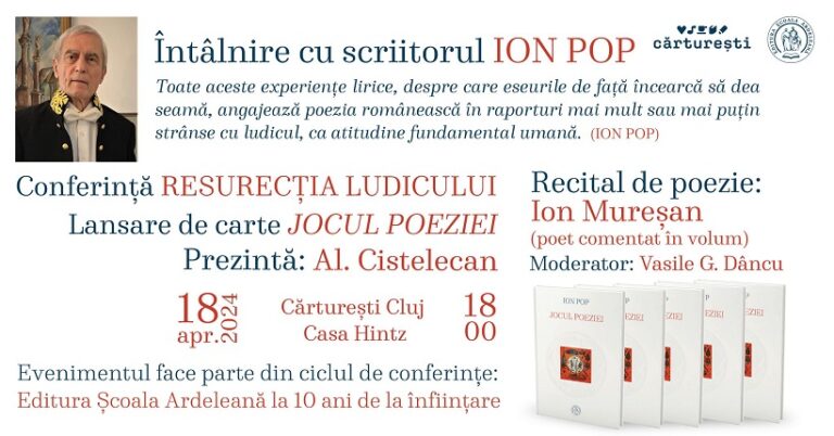 18.04 Conferinta si lansare de carte: Resurectia ludicului