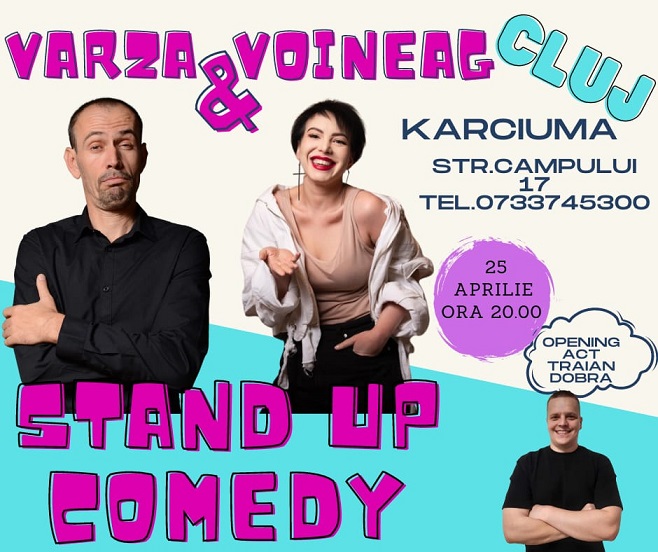 25.04 Stand-up comedy cu Varza…a la Cluj