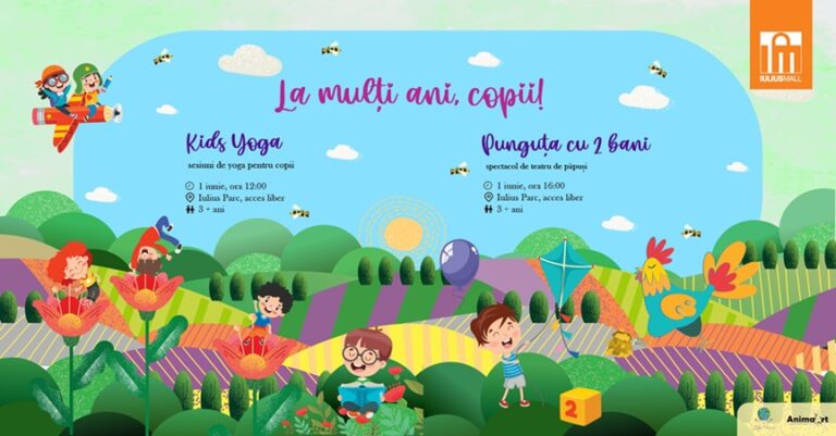 1.06 Eveniment pentru copii: 1 Iunie în Iulius Parc