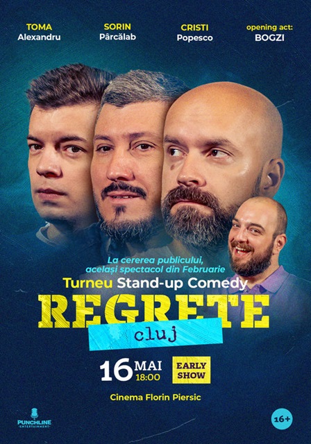 16.05 Stand-up Comedy cu Toma, Cristi & Sorin Pârcălab