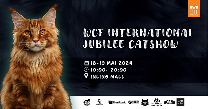 18-19.05 𝗪𝗖𝗙 𝗜𝗻𝘁𝗲𝗿𝗻𝗮𝘁𝗶𝗼𝗻𝗮𝗹 𝐉𝐮𝐛𝐢𝐥𝐞𝐞 𝗖𝗮𝘁 𝗦𝗵𝗼𝘄