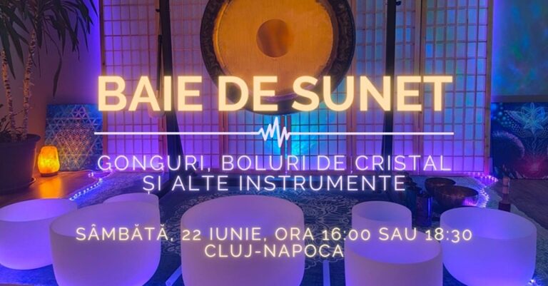 22.06 Baie de sunet cu gonguri