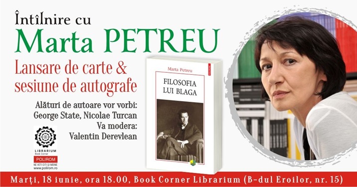 18.06 Lansare de carte: Filosofia lui Blaga