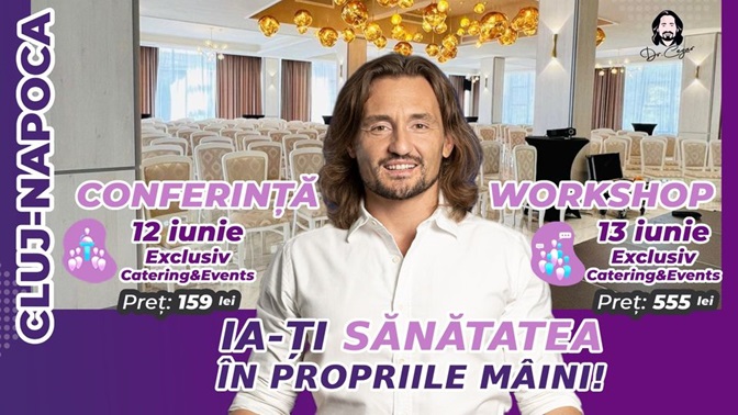12-13.06 Conferinta: Ia-ți sănătatea în propriile mâini!